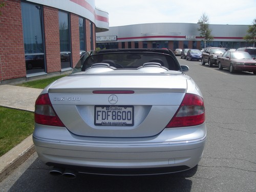 Mercedes CLK 500 cabriolet Silver 3 gris  2006