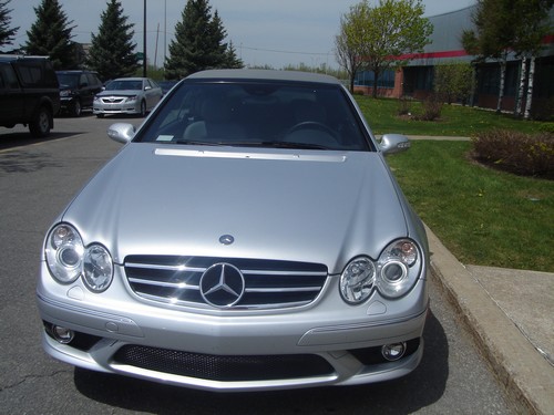 Mercedes CLK 500 cabriolet Silver 3 gris  2006